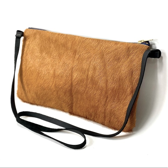 Eye of the Sun Handbags - 🎉LAST CALL🎉 Eye of the Sun Leather Hair Hide Purse Brown Black